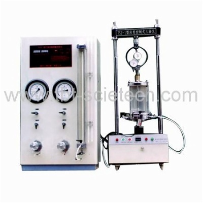 Strain Controlled Triaxial Test Apparatus