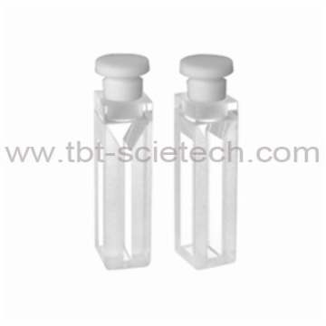 Micro fluorometer cell with telflon stopper (Q554-Q594)