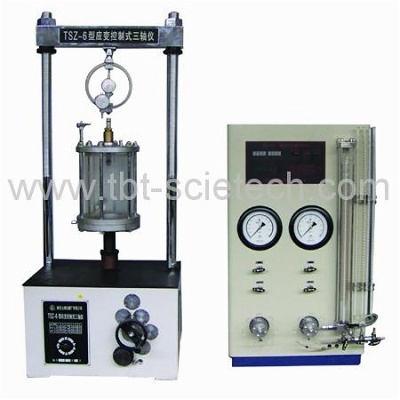 Strain Controlled Triaxial Test Apparatus