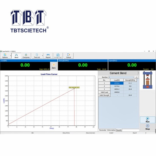Compression and Flexural Testing Machine with PC Control