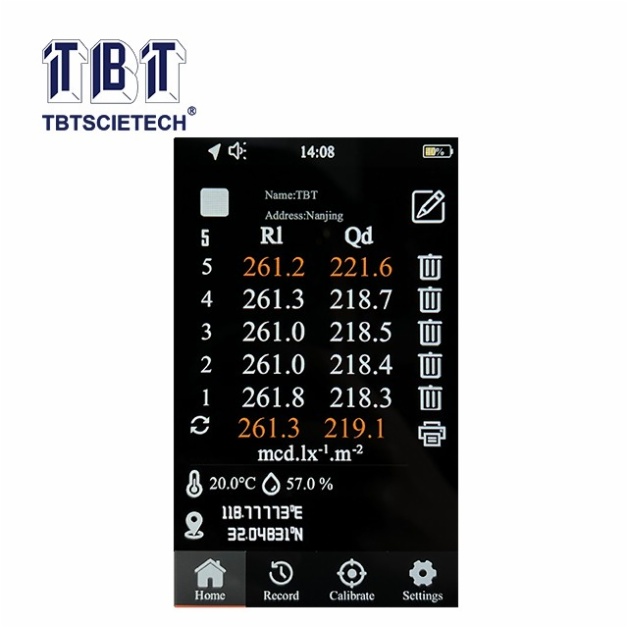Retroreflectometer for Road Marking