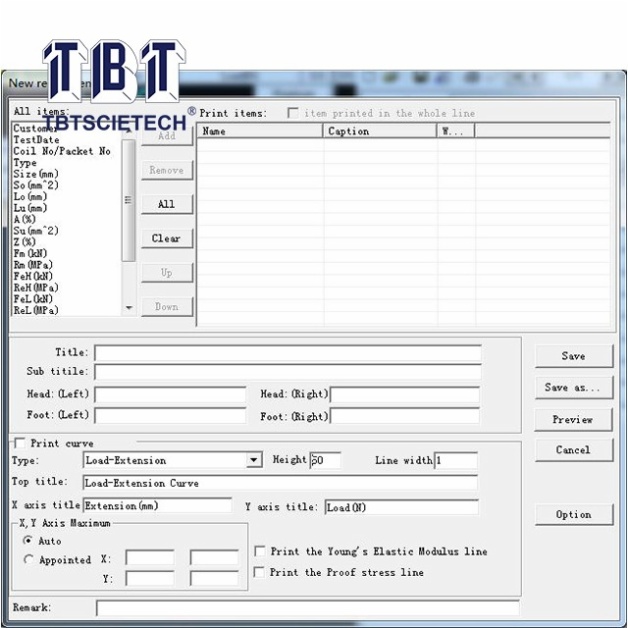 Electronic Universal Testing Machine with PC control